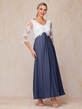 Size 14 - Mother of the Bride Dress=   ( Bust 41", Waist 34 1/2", Hips 44 1/2")
